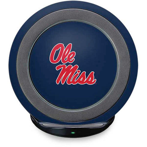 University of Mississippi Rebels Ole Miss Fast Charge Wireless Charging Stand Skin